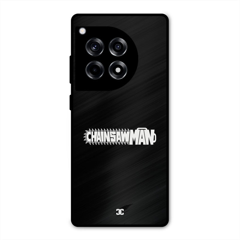 Chainsaw Logo OnePlus 12R Mobile Back Cover - Anime PrintShield Case