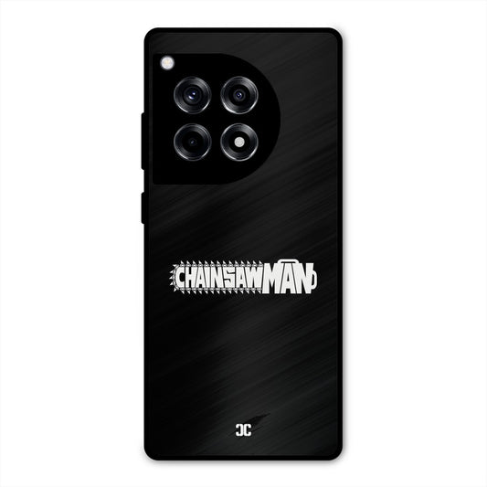 Chainsaw Logo OnePlus 12R Mobile Back Cover - Anime PrintShield Case