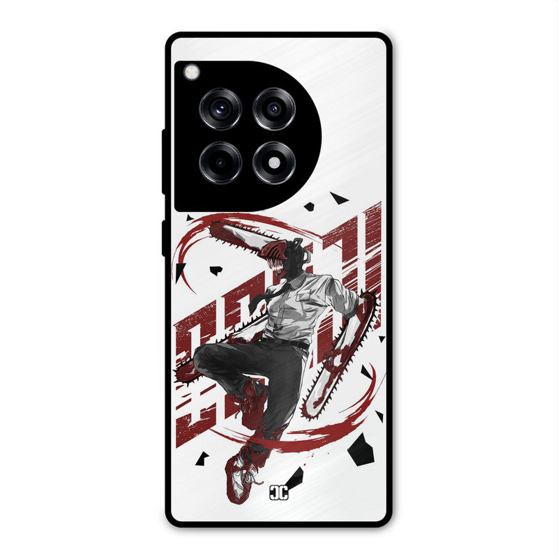 Chainsawman Typo OnePlus 12R Mobile Back Cover - Anime PrintShield Case