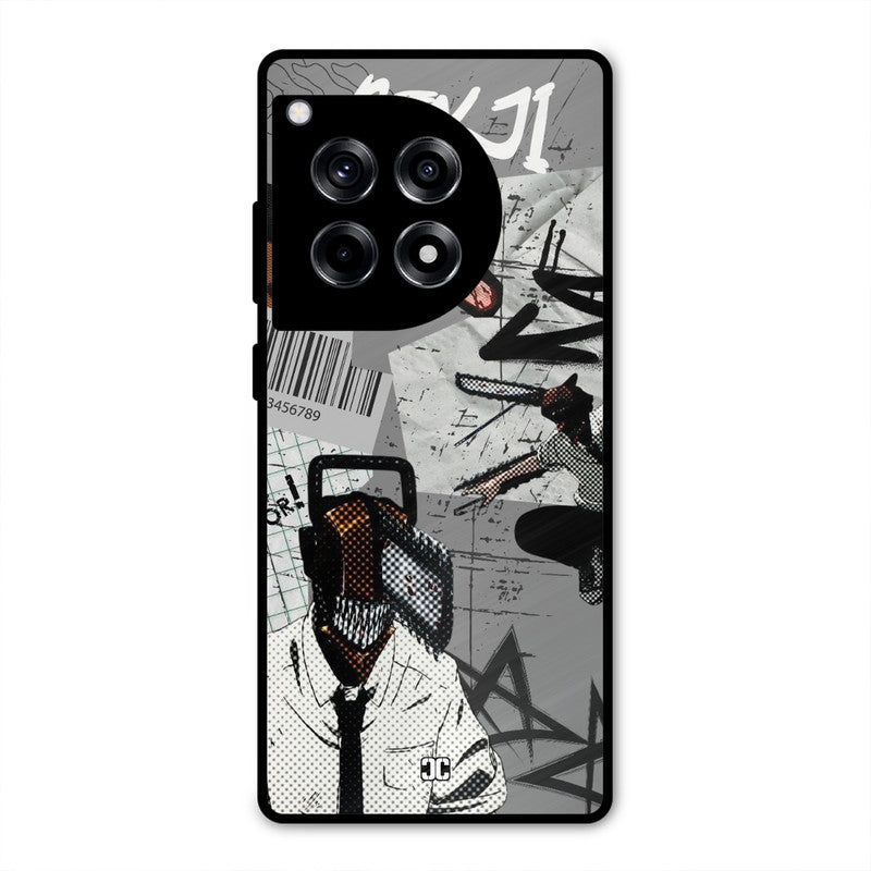 Denji Rage OnePlus 12R Mobile Back Cover - Anime PrintShield Case