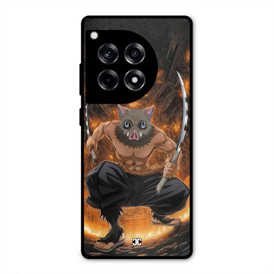 Inosuke Rage OnePlus 12R Mobile Back Cover - Anime PrintShield Case