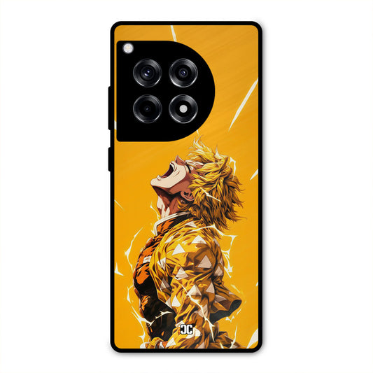 Shouting Zenitsu OnePlus 12R Mobile Back Cover - Anime PrintShield Case