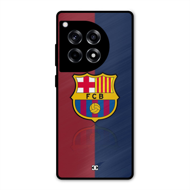 Barcelona Logo OnePlus 12R Mobile Back Cover - Sports PrintShield Case