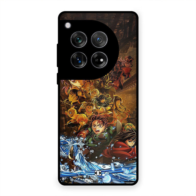 Demon Slayers OnePlus 12 Mobile Back Cover - Anime PrintShield Case