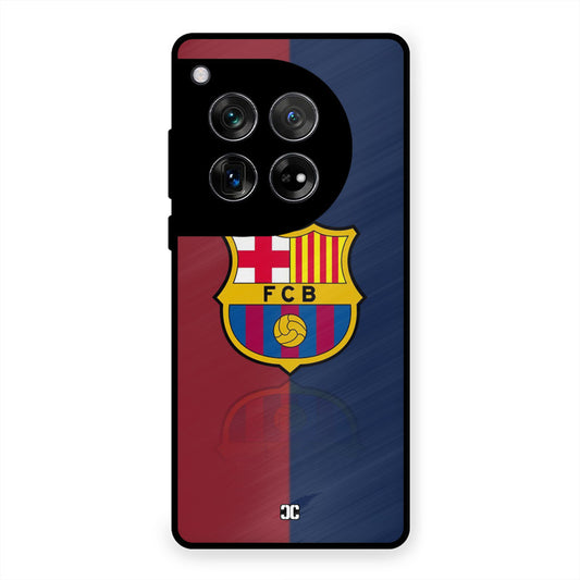Barcelona Logo OnePlus 12 Mobile Back Cover - Sports PrintShield Case