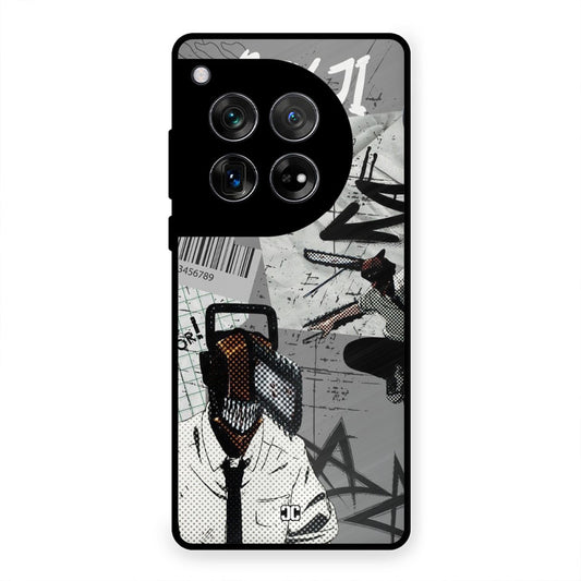 Denji Rage OnePlus 12 Mobile Back Cover - Anime PrintShield Case
