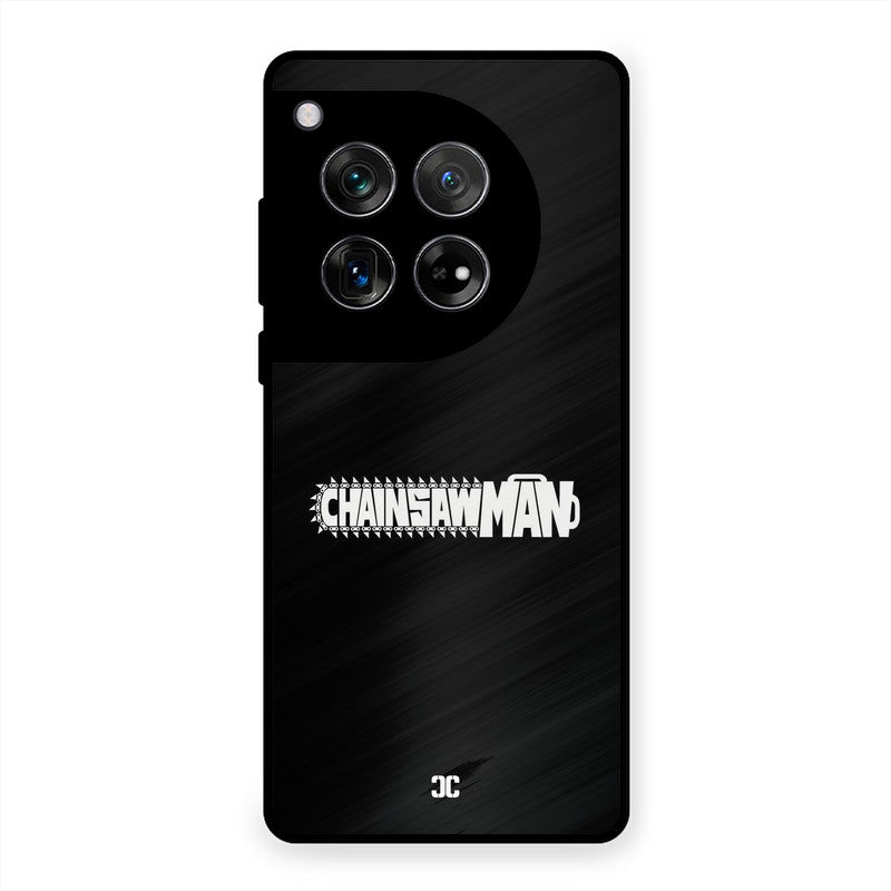 Chainsaw Logo OnePlus 12 Mobile Back Cover - Anime PrintShield Case