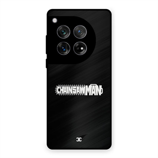Chainsaw Logo OnePlus 12 Mobile Back Cover - Anime PrintShield Case