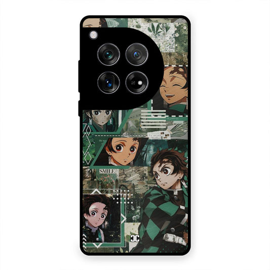 Tanjiro Thoughts OnePlus 12 Mobile Back Cover - Anime PrintShield Case