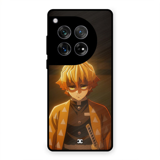 Thunderboy Zenitsu OnePlus 12 Mobile Back Cover - Anime PrintShield Case