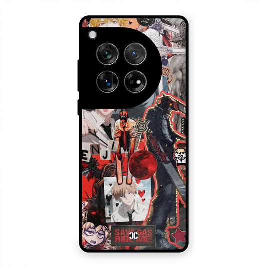 Denji Thoughts OnePlus 12 Mobile Back Cover - Anime PrintShield Case