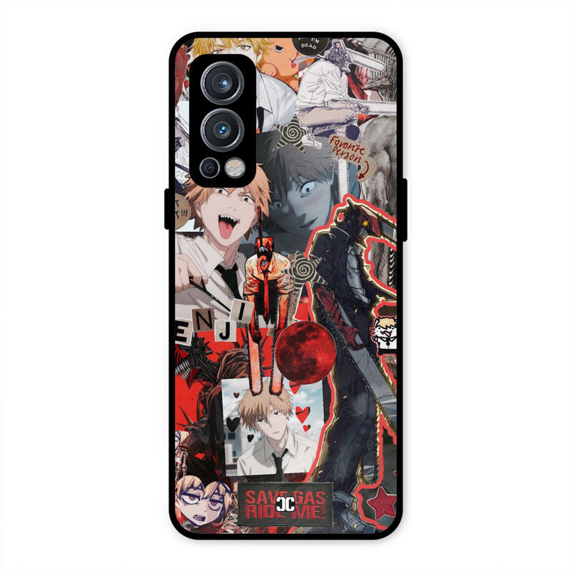 Denji Thoughts OnePlus Nord 2 5G Mobile Back Cover - Anime PrintShield Case
