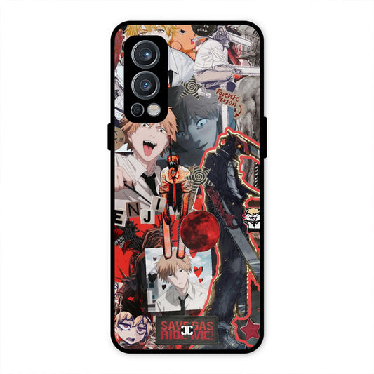 Denji Thoughts OnePlus Nord 2 5G Mobile Back Cover - Anime PrintShield Case