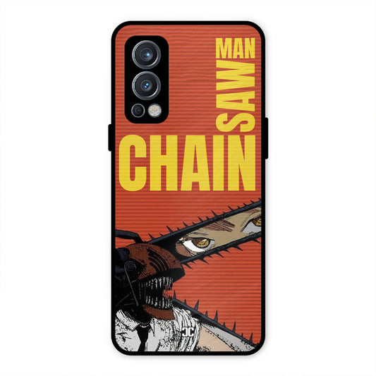 Raging Chainsaw OnePlus Nord 2 5G Mobile Back Cover - Anime PrintShield Case