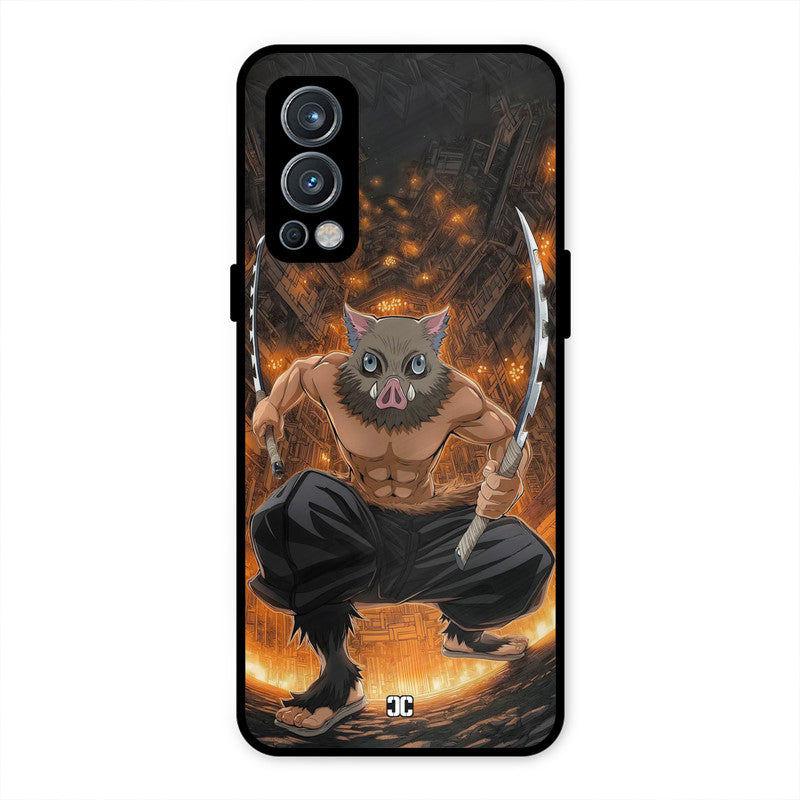Inosuke Rage OnePlus Nord 2 5G Mobile Back Cover - Anime PrintShield Case