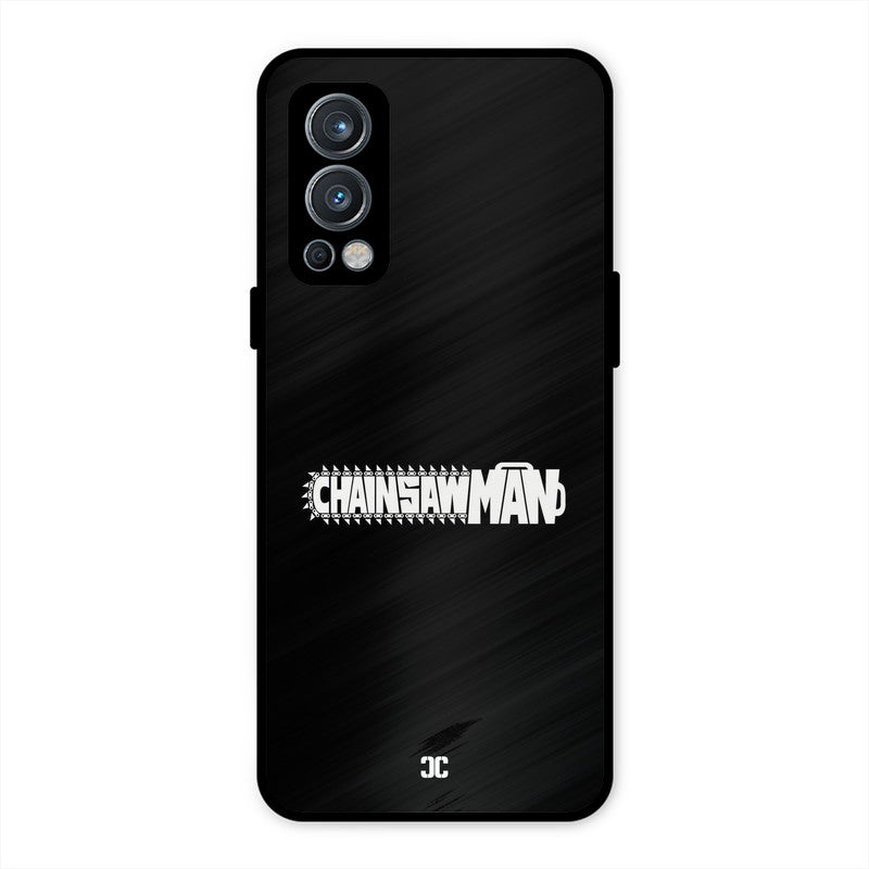 Chainsaw Logo OnePlus Nord 2 5G Mobile Back Cover - Anime PrintShield Case
