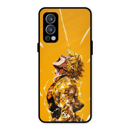 Shouting Zenitsu OnePlus Nord 2 5G Mobile Back Cover - Anime PrintShield Case