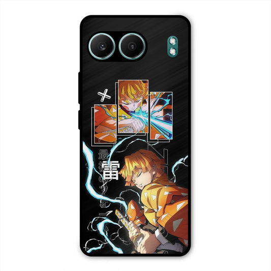 Aggressive Zenitsu OnePlus Nord 4 Mobile Back Cover - Anime PrintShield Case