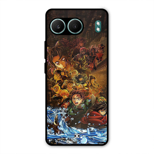 Demon Slayers OnePlus Nord 4 Mobile Back Cover - Anime PrintShield Case