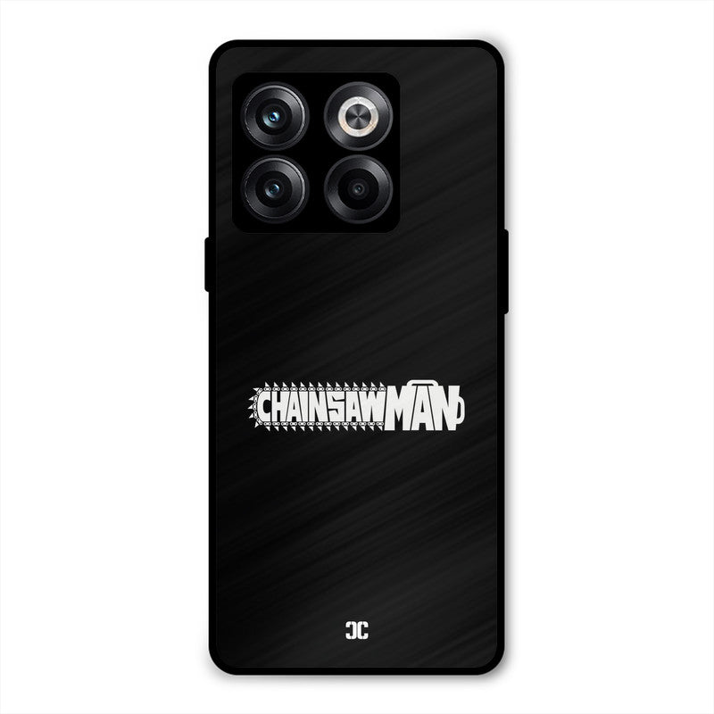 Chainsaw Logo Oneplus 10T Mobile Back Cover - Anime PrintShield Case
