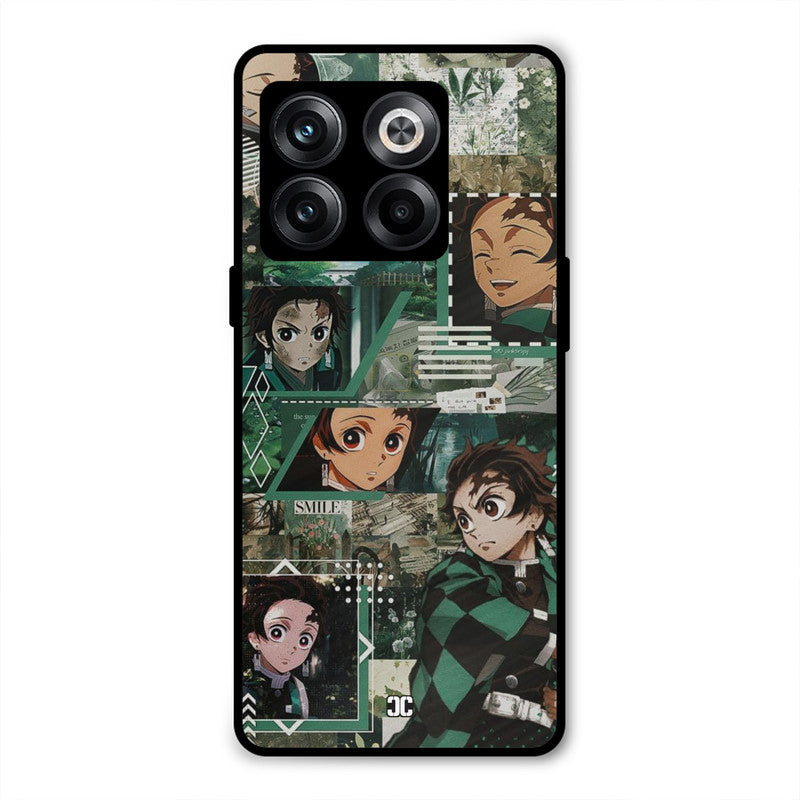 Tanjiro Thoughts Oneplus 10T Mobile Back Cover - Anime PrintShield Case