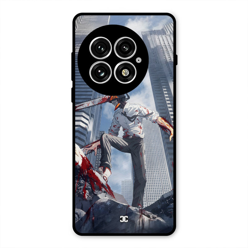 Denji Fighting Oneplus 13 Mobile Back Cover - Anime PrintShield Case