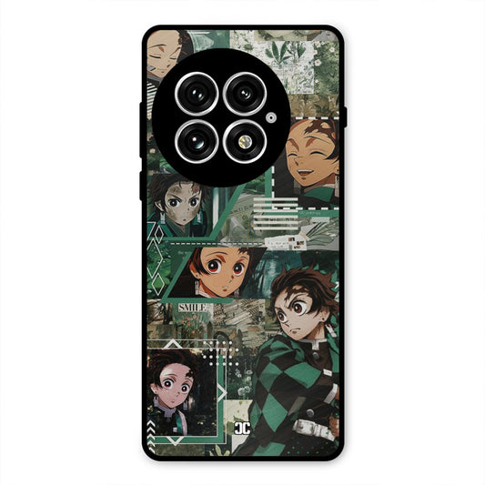 Tanjiro Thoughts Oneplus 13 Mobile Back Cover - Anime PrintShield Case