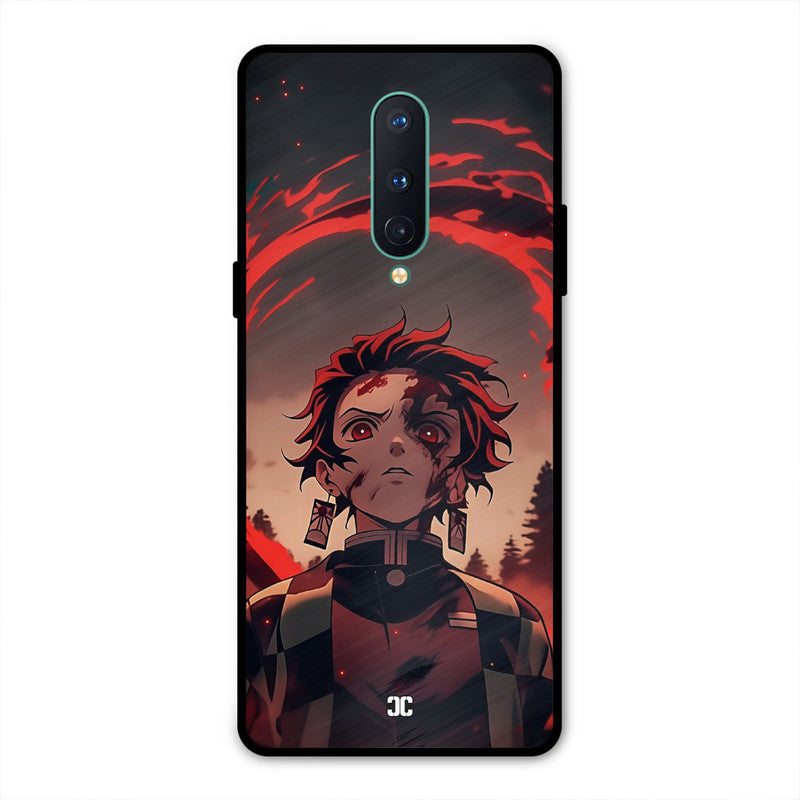 Raging Tanjiro Oneplus 8 Mobile Back Cover - Anime PrintShield Case