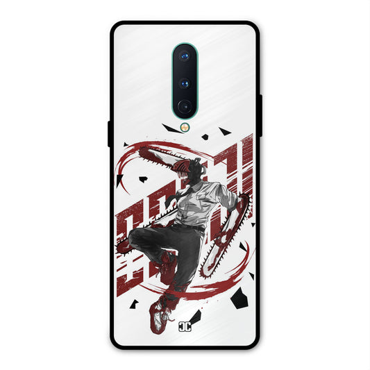 Chainsawman Typo Oneplus 8 Mobile Back Cover - Anime PrintShield Case