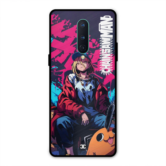 Puchita with Power Oneplus 8 Mobile Back Cover - Anime PrintShield Case