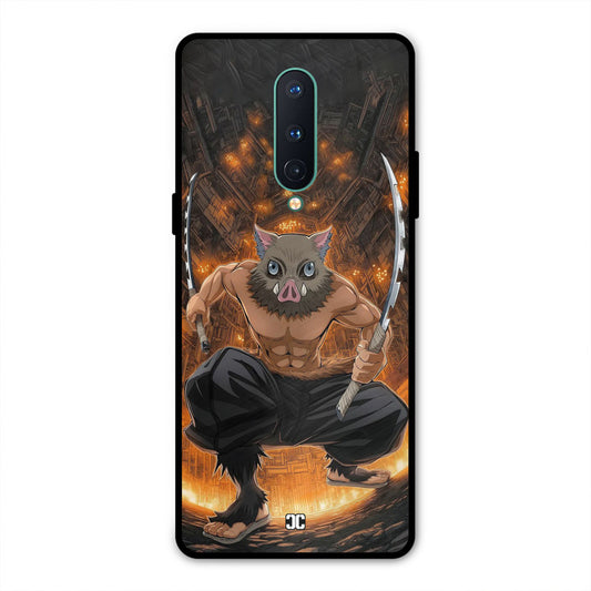 Inosuke Rage Oneplus 8 Mobile Back Cover - Anime PrintShield Case