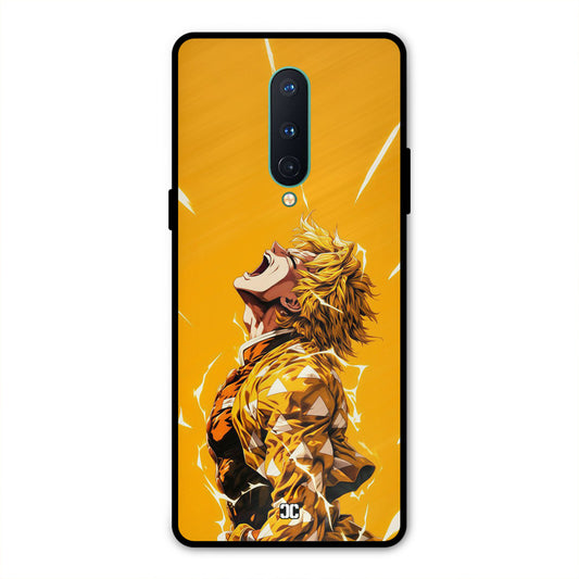 Shouting Zenitsu Oneplus 8 Mobile Back Cover - Anime PrintShield Case