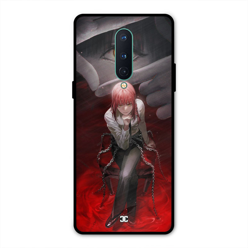 Makima Chains Oneplus 8 Mobile Back Cover - Anime PrintShield Case