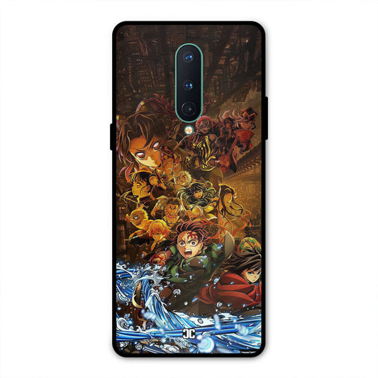 Demon Slayers Oneplus 8 Mobile Back Cover - Anime PrintShield Case