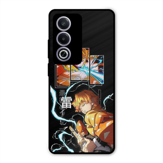 Aggressive Zenitsu Oppo A3 Pro Mobile Back Cover - Anime PrintShield Case