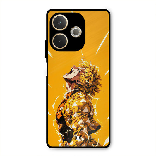 Shouting Zenitsu Oppo A5 Pro Mobile Back Cover - Anime PrintShield Case