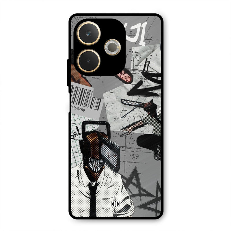 Denji Rage Oppo A5 Pro Mobile Back Cover - Anime PrintShield Case