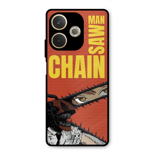 Raging Chainsaw Oppo A5 Pro Mobile Back Cover - Anime PrintShield Case