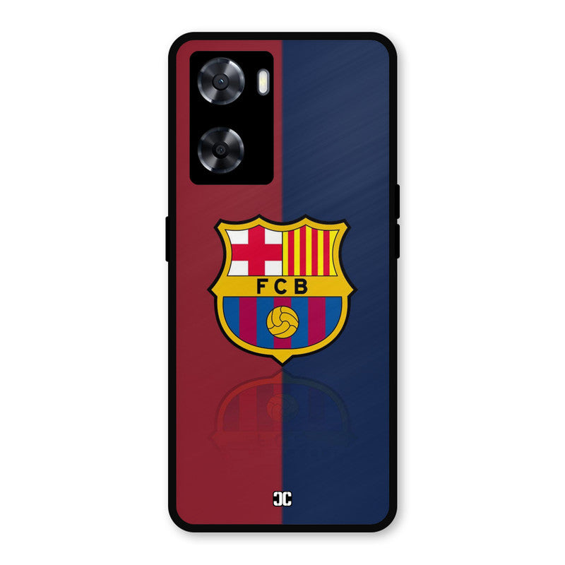 Barcelona Logo Oppo A57 2022 Mobile Back Cover - Sports PrintShield Case