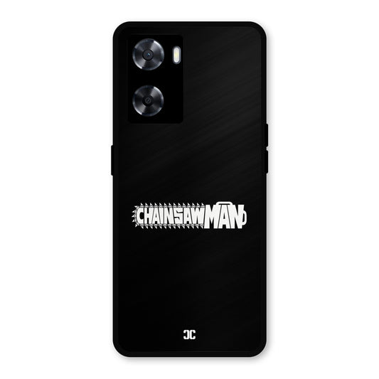 Chainsaw Logo Oppo A57 2022 Mobile Back Cover - Anime PrintShield Case
