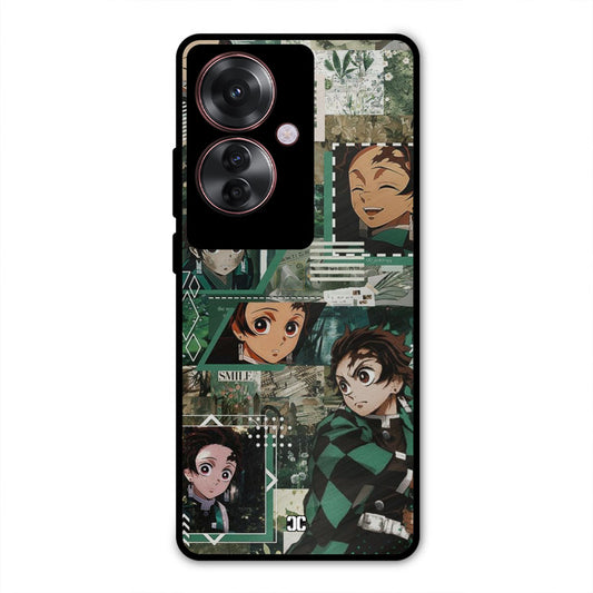 Tanjiro Thoughts Oppo F25 Pro Mobile Back Cover - Anime PrintShield Case