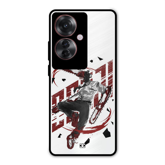 Chainsawman Typo Oppo F25 Pro Mobile Back Cover - Anime PrintShield Case
