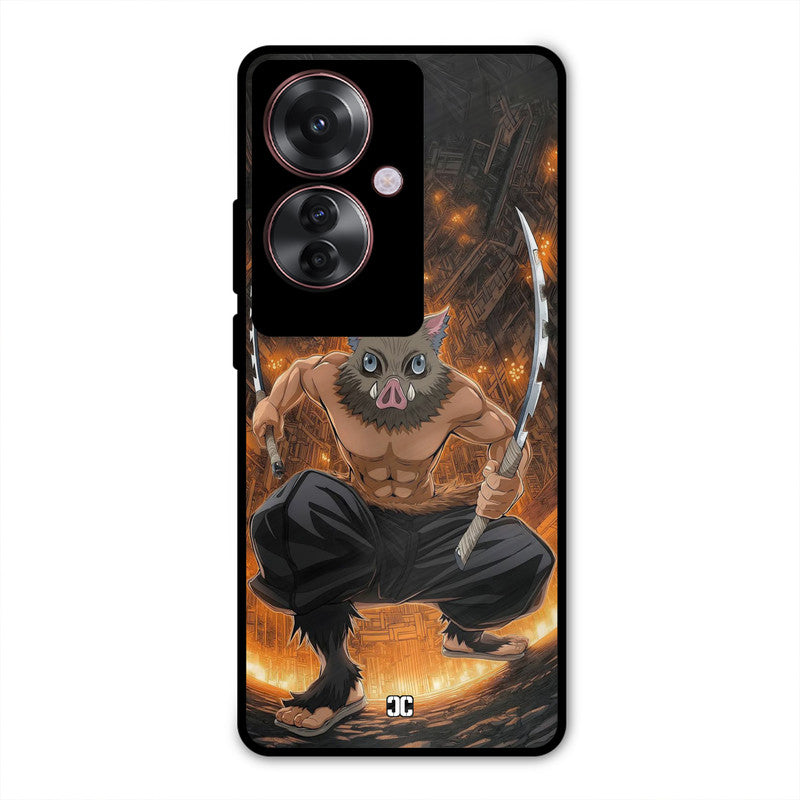 Inosuke Rage Oppo F25 Pro Mobile Back Cover - Anime PrintShield Case