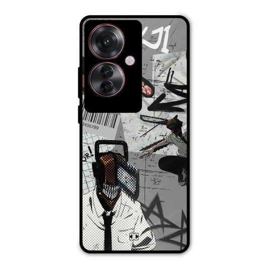 Denji Rage Oppo F25 Pro Mobile Back Cover - Anime PrintShield Case