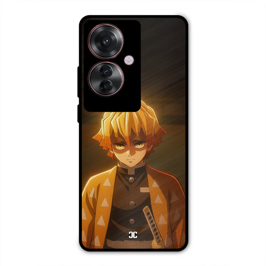 Thunderboy Zenitsu Oppo F25 Pro Mobile Back Cover - Anime PrintShield Case