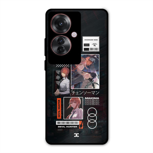 Devil Hunter Makima Oppo F25 Pro Mobile Back Cover - Anime PrintShield Case