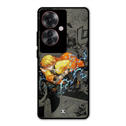 Zenitsu Manga Oppo F25 Pro Mobile Back Cover - Anime PrintShield Case