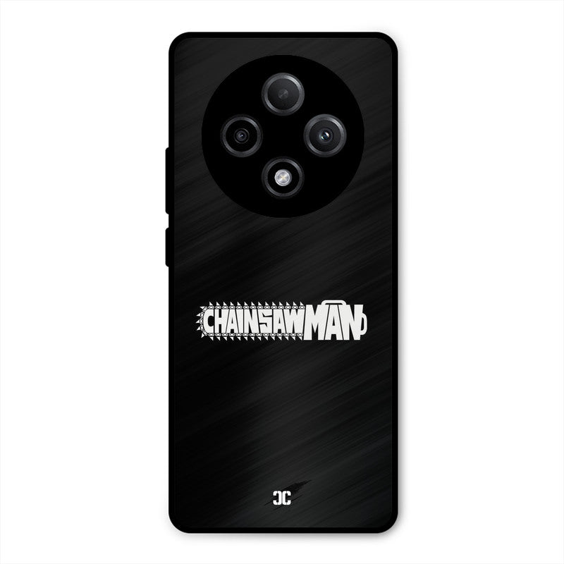 Chainsaw Logo Oppo F27 Pro Plus 5G Mobile Back Cover - Anime PrintShield Case