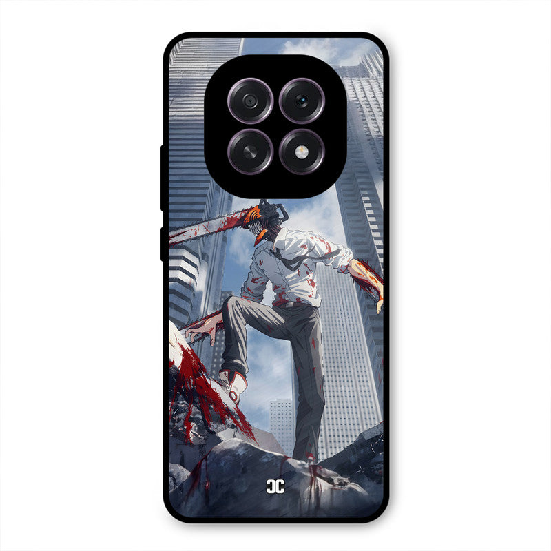 Denji Fighting Oppo F29 Mobile Back Cover - Anime PrintShield Case
