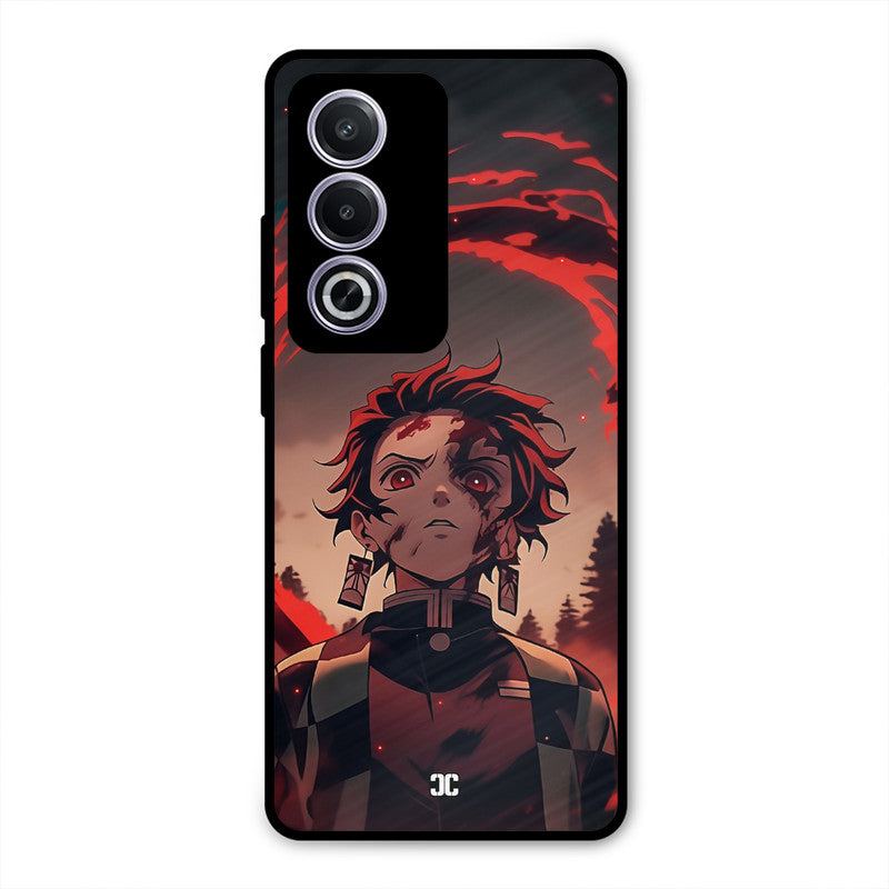 Raging Tanjiro Oppo K12x Mobile Back Cover - Anime PrintShield Case